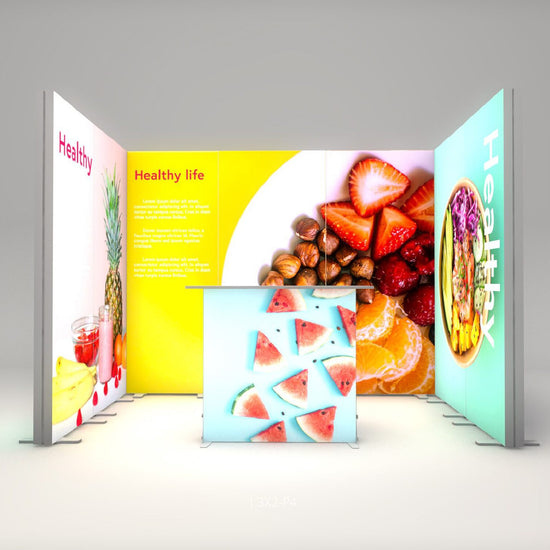 3x2m Whitebox® Package 4 With Counter, Black, No Bridge