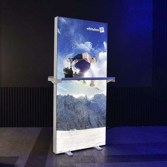 WBA Double Shelf White