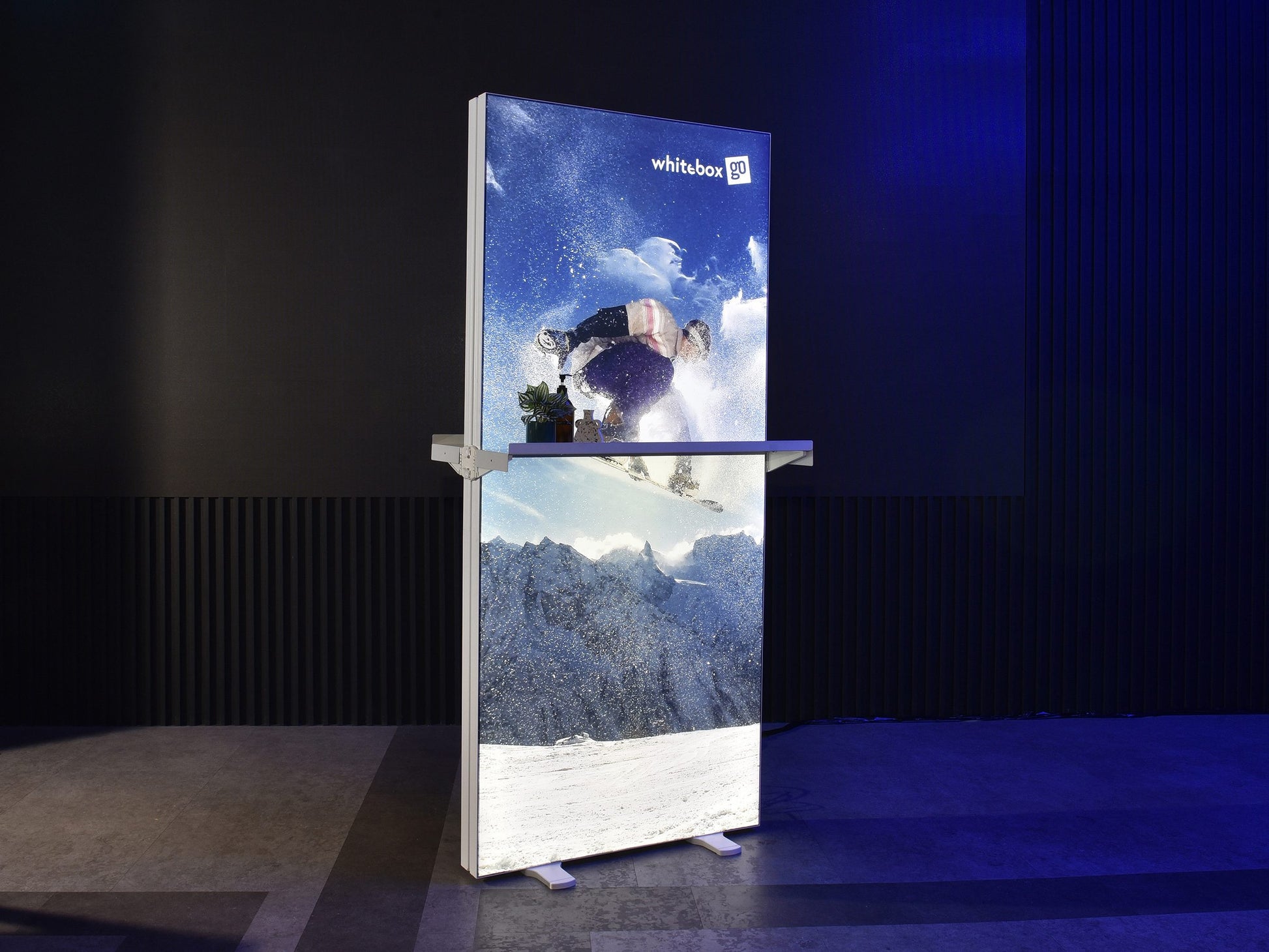 WBA Double Shelf White