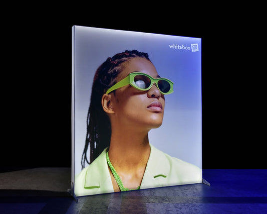 2m x 2.25m Whitebox® LED Display Stand