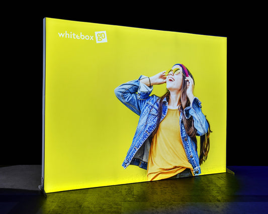 3m x 2.25m Whitebox® LED Display Stand