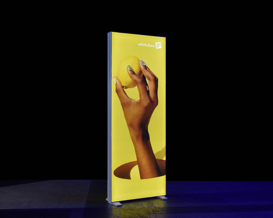 85cm x 2.25m Whitebox® LED Display Stand